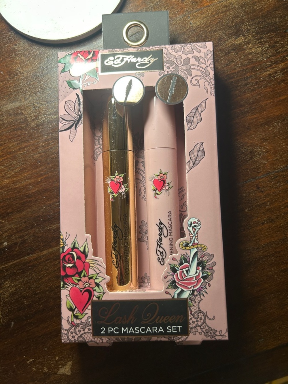 Ed Hardy Pink & Gold Mascara Duo